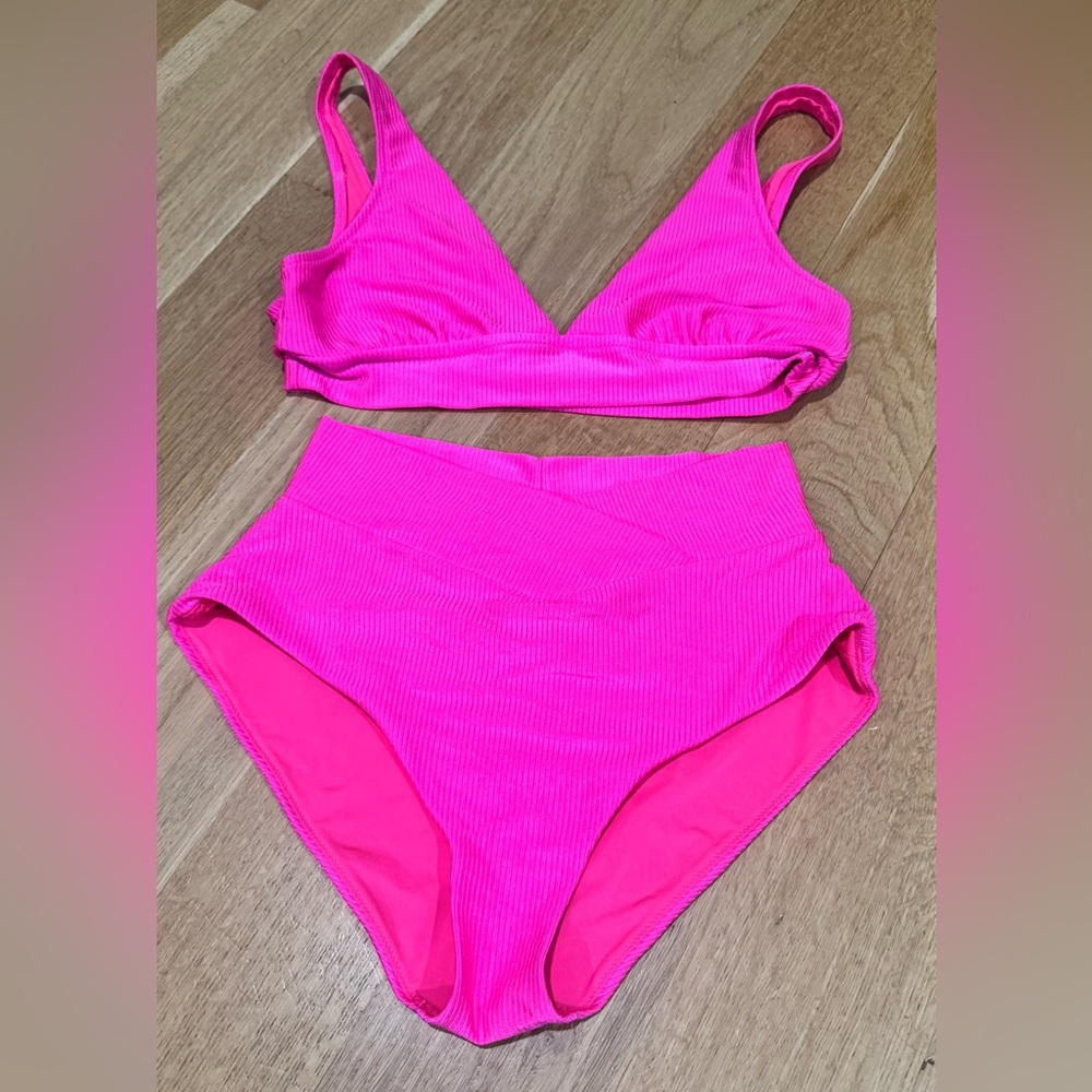 Aerie Pink Bikini Set